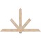 Ekena Millwork Kennewick Smooth Timber Gable Bracket, Douglas Fir, 84"W x 49"H x 3 1/2"D x 5 1/2"F, 14/12 Pitch GBW084X49X0406KEN00SDF - alternate 1